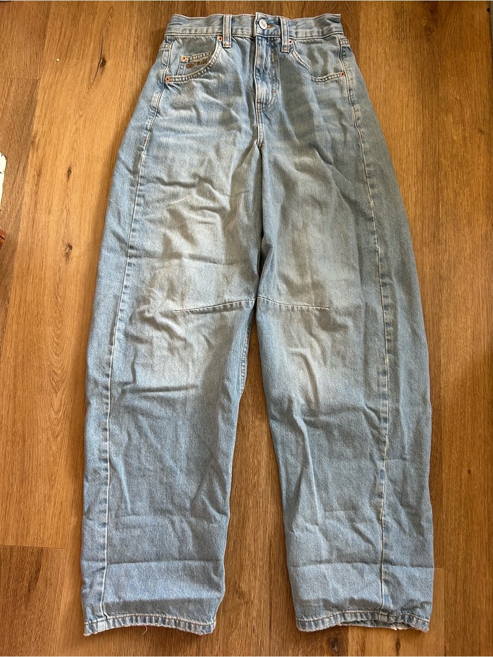 Urban Outfitters BDG Buckle-Back Barrel Jeans